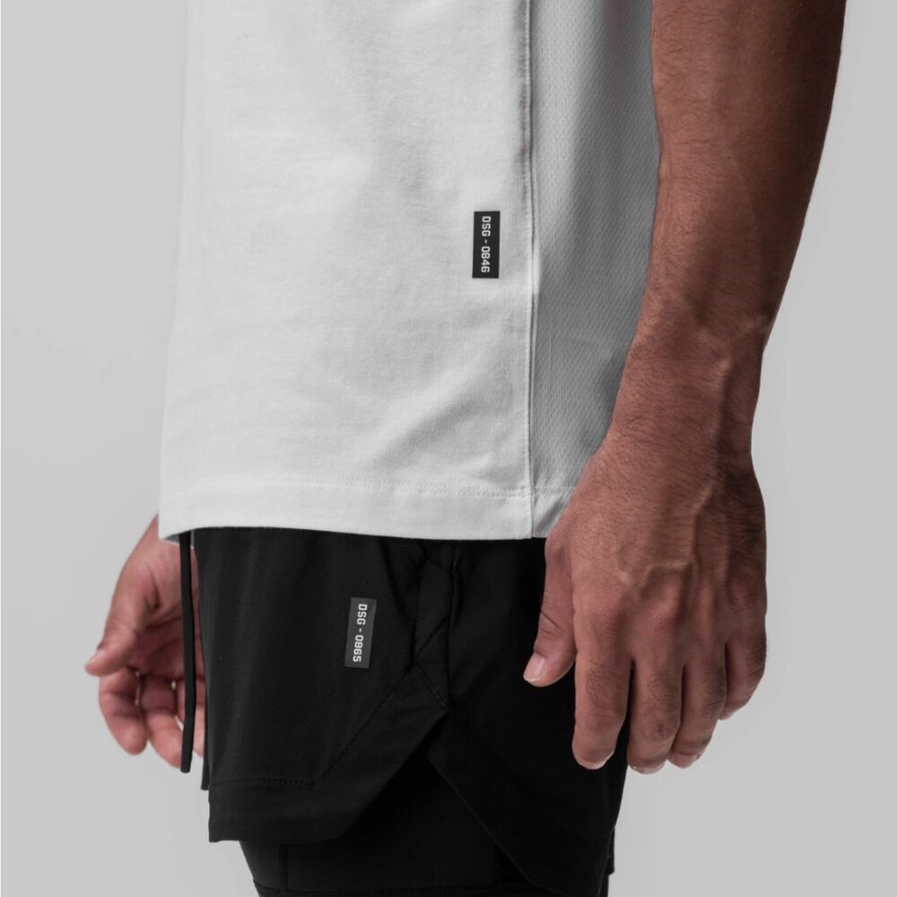 Asrv White Cottonplus Standard Mesh Back Tee - image 3